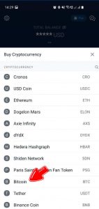 Cum cumperi Bitcoin - Pasul 3