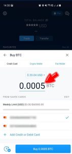 Cum cumperi Bitcoin - Pasul 4