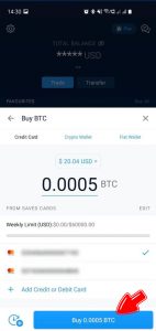 Cum cumperi Bitcoin - Pasul 6