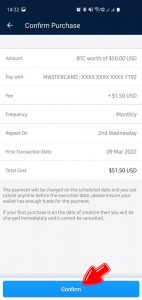 Cum cumperi Bitcoin - Pasul 9