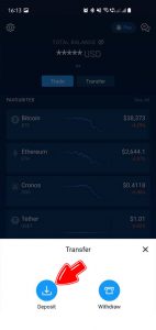 Bitcoin Transfer Bancar - pasul 2