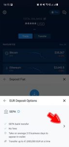 Bitcoin Transfer Bancar - pasul 5