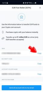 Bitcoin Transfer Bancar - pasul 6