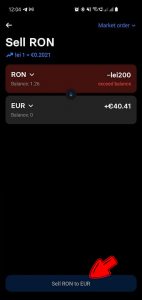 Revolut Transfer Bancar - pasul 7