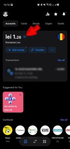Revolut Transfer Bancar - pasul 8a