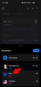 Revolut Transfer Bancar - pasul 8b